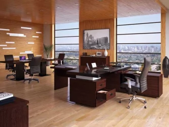 Кабинет руководителя Ливерпоол №6 Темный дуб / Liverpool