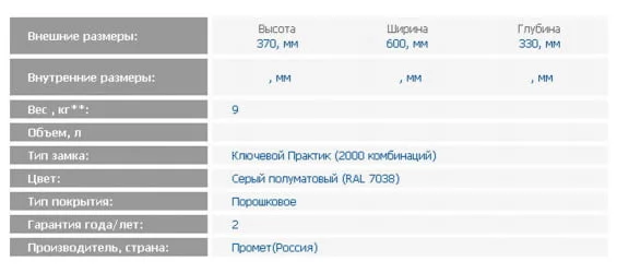 Индивидуальный шкаф кассира металлический АМБ-30/4 / AMB-30/4