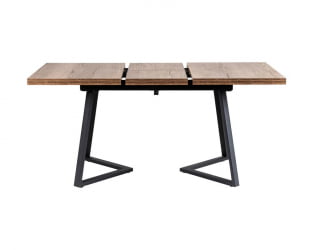 Стол Роналдо раздвиж. 140-180 Галифакс Табак/Бабочка