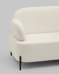 Диван Кэнди ткань букле белый