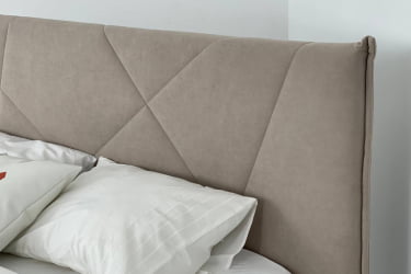 Кровать с подъёмным механизмом Бест с подъем. механизмом ZP.KM0.9-02 капучино (велюр)