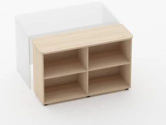 Тумба приставная к столу Glassy 3.18.102 Туя