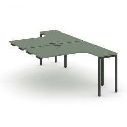 Рабочая станция-приставка к опорным тумбам CОНCЕПТ CН.ДСАПР-001 Кобо Черный / CONCEPT CN.DSAPR-001