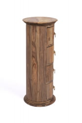 Тумба Бомбей - 0768 палисандр, 71хD28,5см, Natural tinted (натуральный тонированный)