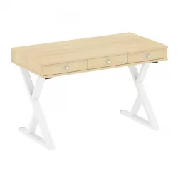 Стол письменный HOME OFFICE VR.SP-1-118.M Акация Лорка/Белый металл