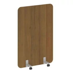 Перегородка на металлических опорах, на роликах Р-лине ДП.Р-100-150 Орех Гварнери / R-line DP.R-100-150