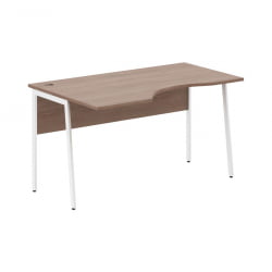 Стол эргономичный левый IMAGO Plus СА-2P(Л) Ясень шимо Белый