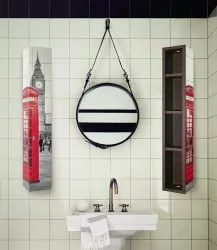 Шкаф с зеркалом Хоп Шелф Арт Венге