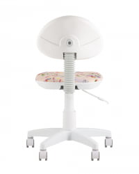 Кресло компьютерное детское УМКА Princesski пластик белый