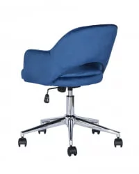 Компьютерное кресло Кларк велюр Синий