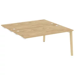 Стол-приставка двойной к опорным элементам ОНИКС ВООД ОВ.Д.СПР-4.8 Тиквуд Светлый/Светлый / ONIX WOOD OW.D.SPR-4.8