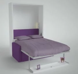 Кровать-трансформер Смарт 1 без шкафа К 1600 Дуб молочный