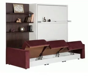 Мебель-трансформер Смарт 1 3-в-1 1600 левый Венге