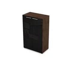 Шкаф средний со стеклом TAIM-MAX 4Ш.017.4 Брауни