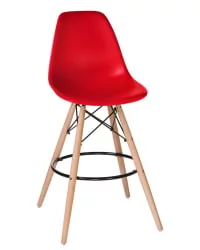 Стул барный ДОБРИН ДСВ БАР Красный Р-02 / DOBRIN DSW BAR R-02