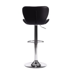 Барный стул AVIONIC (mod. KY712A) металл/экокожа, 45*53*86-107 см, черный/хром