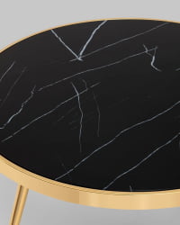 Журнальный столик Гелиос 80*80 Золото