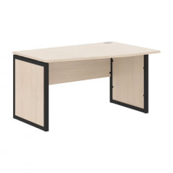 Стол письменный правый XTEN-QP XQPCT 149 R Бук Тиара Антрацит