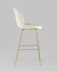 Стул барный Beetle gold Бежевый