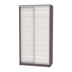 Шкаф-купе белый лдсп Б-220х120х60-1(ЯАТ-ЯАС-Д9Д9) / B-220х120х60-1(ЯАТ-ЯАС-D9D9)