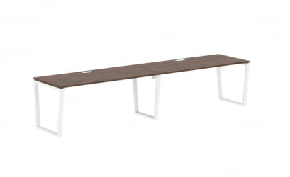 Бенч-система ЕДИС ЕВВСТ 3580 Дуб Денвер темный Белый / EDIS EVWST