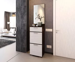 Зеркало в прихожую Венге/Сосна Лоредо