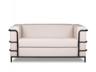 Диван двухместный Аполло 2.0 (2Д) Кремово-белый Euroline 907