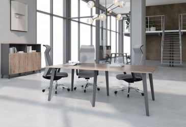 Шкаф со стеклянными дверьми JAY JMC 85.2 Дуб Каньон Антрацит