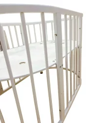 Люлька для новорожденных Merry Happy Mini матовая Белая (3 в 1)