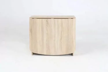 Раздвижной овальный стол Оригами Ясень Шимо светлый