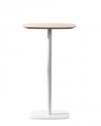Стол барный Форм 60*60 Светлое дерево/белый / Form