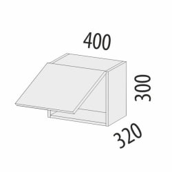 Антресоль (с системой плавного закрывания) Дакота 103.105
