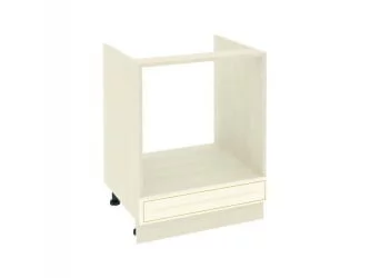 Стол под встраиваемую технику  с выдвижным ящиком Милана 23.57 Сосна Астрид/Ваниль