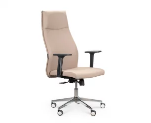 Кресло офисное Валенсия WH022-mokkaPU экокожа Мокка