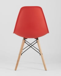 Стул Еамес Стйле ДСВ красный (разборный каркас) / Eames Style DSW
