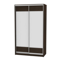 Шкаф-купе B-220х135х60-3(Венге-D8D8)