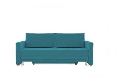 Диван Сальтвик (Berhouse) Цвет фасада: Азур велюр; Тип: Прямой; Материал фасада: Металл/Велюр