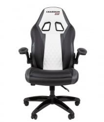 Кресло геймерское CHAIRMAN GAME 15 черный/серый/белый