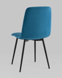 Стул Оливер велюр Пыльно-синий / Oliver