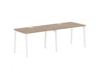 Бенч-система ЕДИС ЕЛВСТ 2380 Дуб Денвер светлый Белый / EDIS ELWST