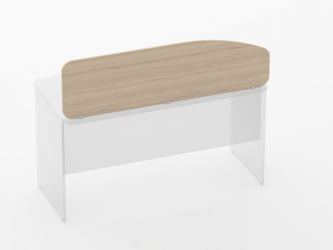 Экран разделительный Glassy 5.12.14 Орех