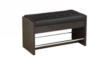 Тумба для обуви Визит-1 ЛДСП+ иск.кожа  terra 118 - Венге