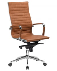 Офисное кресло для руководителей ДОБРИН CЛАРК (светло-коричневый №321) 2 шт / DOBRIN CLARK