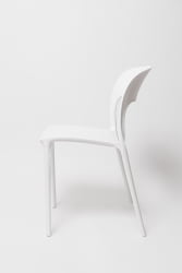 Стул со спинкой SC-130 Белый