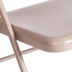 Стул со спинкой ФОЛДЕР (мод. 3023(ИИ)) металлический, 46,5 кс 48 кс 75, 7-беиге / FOLDER (mod. 3023(II)) x x 7-beige