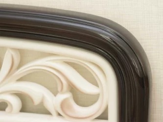 Кровать с подъемным механизмом 180*200 Катрин 92.22.1 Дуб венге Белый песок Санчо крем