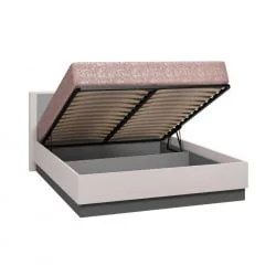 Кровать Вива 160х200 с подъемным механизмом Белая Белый глянец