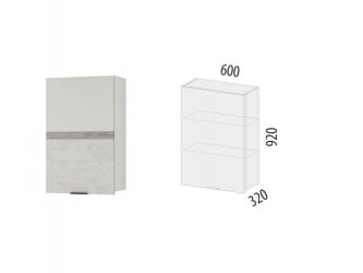 Шкаф кухонный (лев/прав) Бостон 104.36