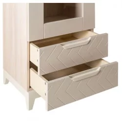 Сервант Сканди (ВИ) Жемчужно-белый