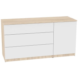 Комод Калисто(K47)699х1352х468PUSHtoOPEN(ДСС-Белый)